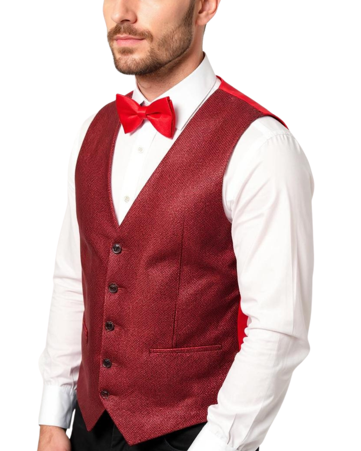 Ferrecci Mens Vest AL Adjustable Vest Set