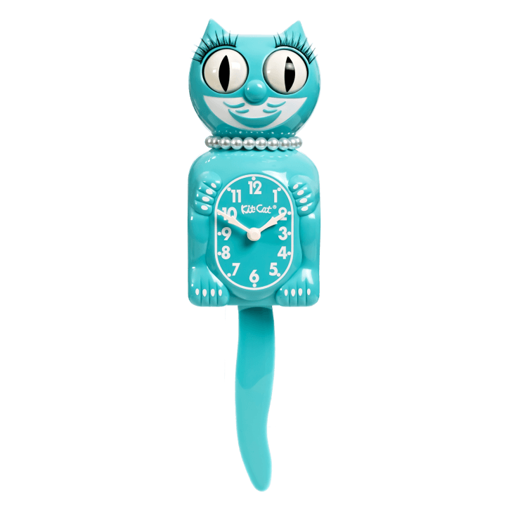 Vibrant Blue Turquoise Lady Kit-Cat