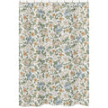 Vintage Floral Blue Yellow Bath Fabric Shower Curtain Green Gold Orange Taupe Beige White Shabby Chic Boho Bohemian Farmhouse