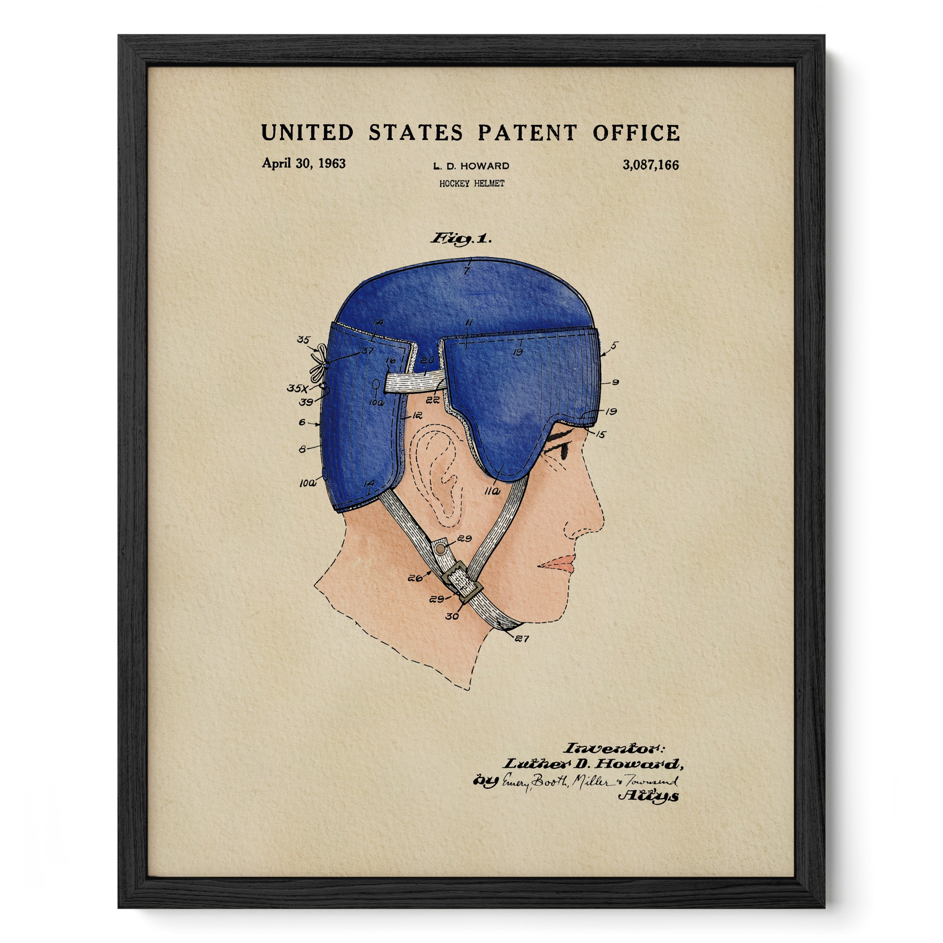 Vintage Hockey Helmet (1963)