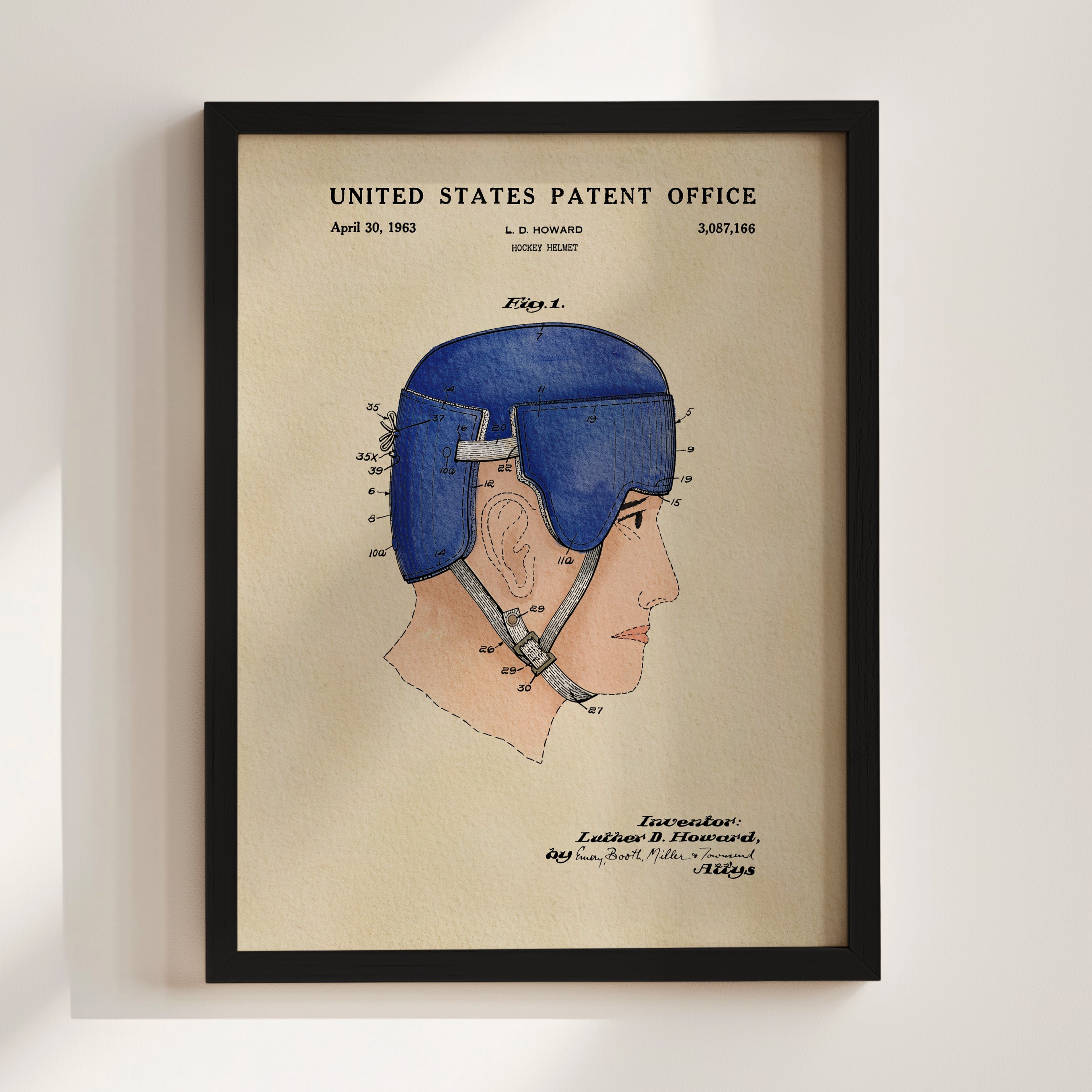 Vintage Hockey Helmet (1963)