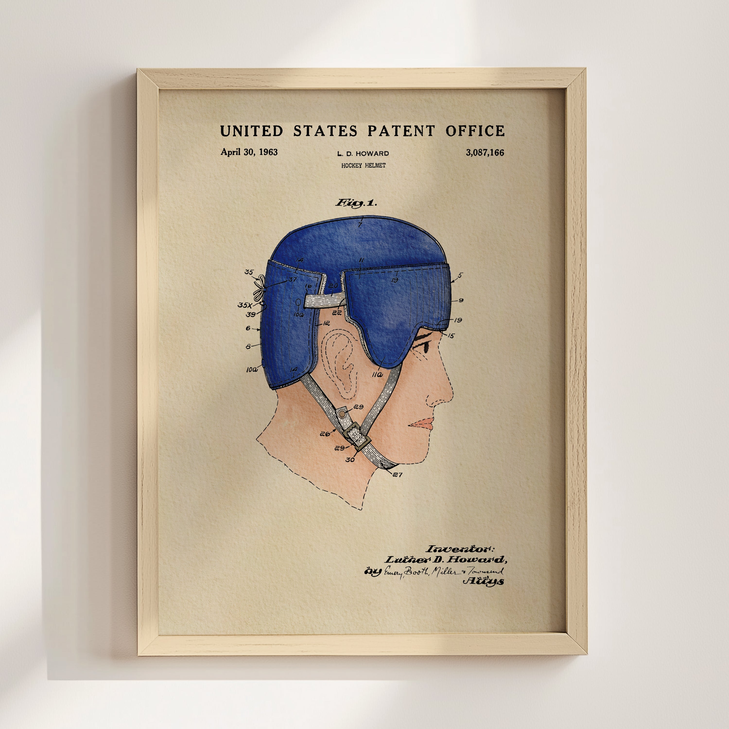Vintage Hockey Helmet (1963)