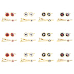 Vittorio Vico Religious Cufflink & Tie Bar Set in Gift Box