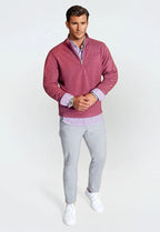 Voey Quarter Zip Sweatshirt - Wine