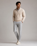 Voey Quarter Zip Sweatshirt - Camel