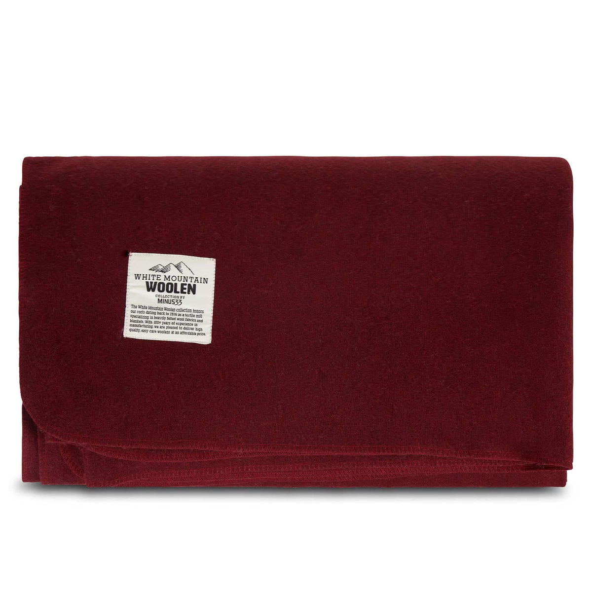 Wool Twin Sized Blanket - White Mountain Woolen