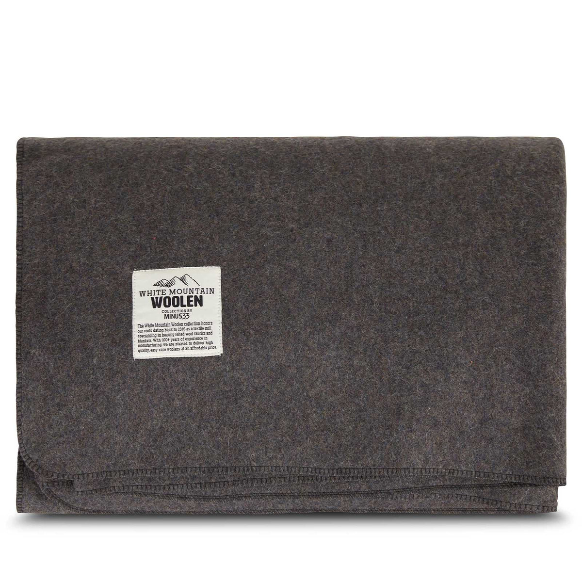 Wool Twin Sized Blanket - White Mountain Woolen