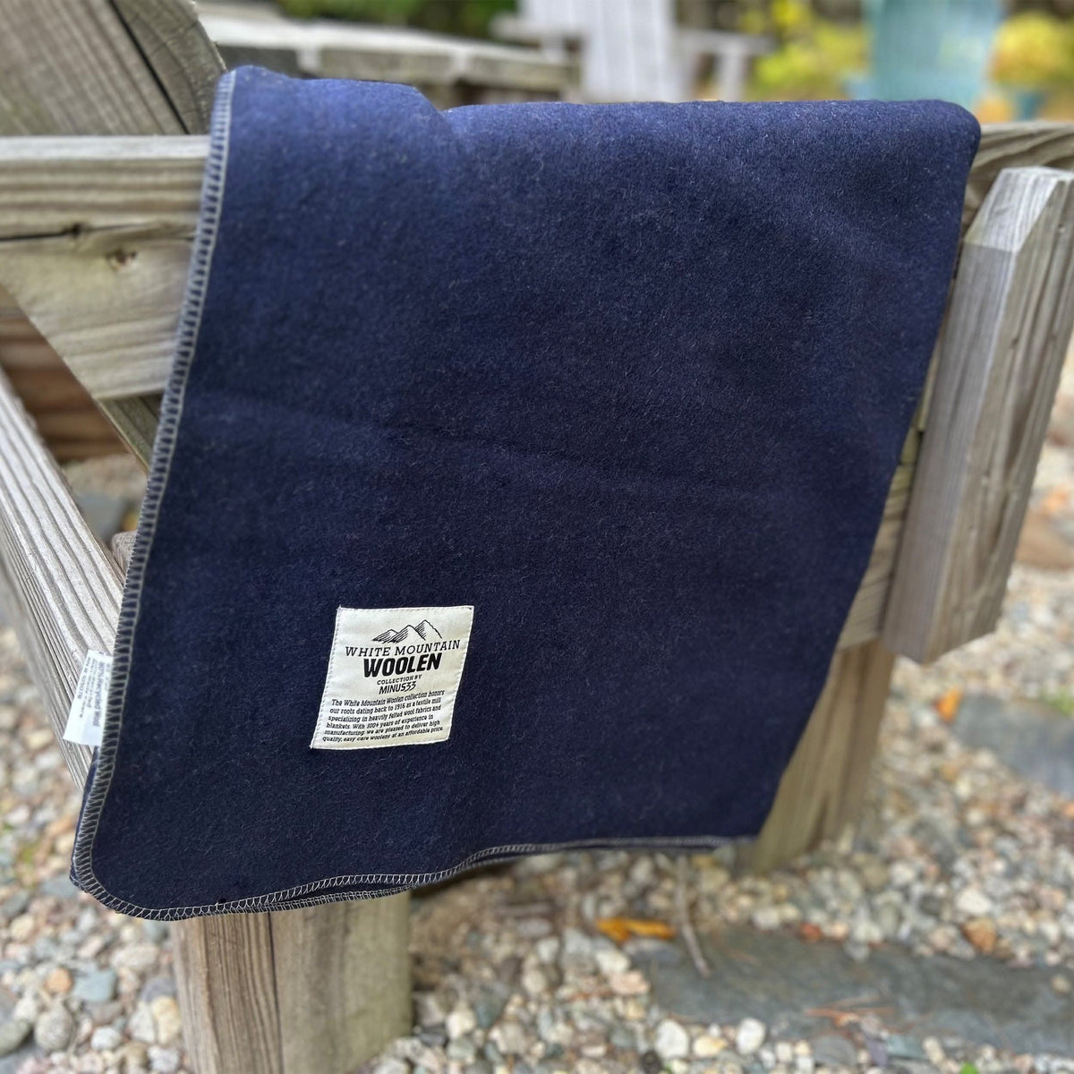 Wool Twin Sized Blanket - White Mountain Woolen