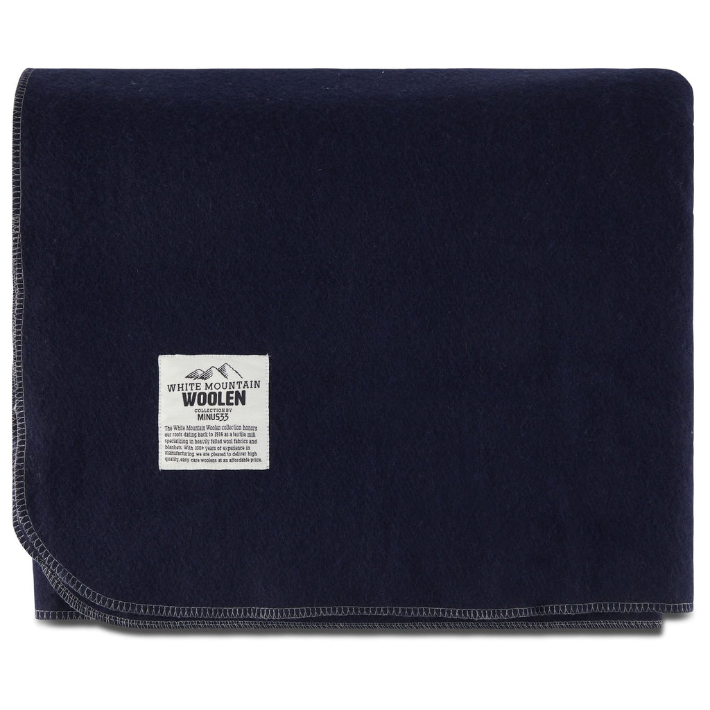 Wool Twin Sized Blanket - White Mountain Woolen