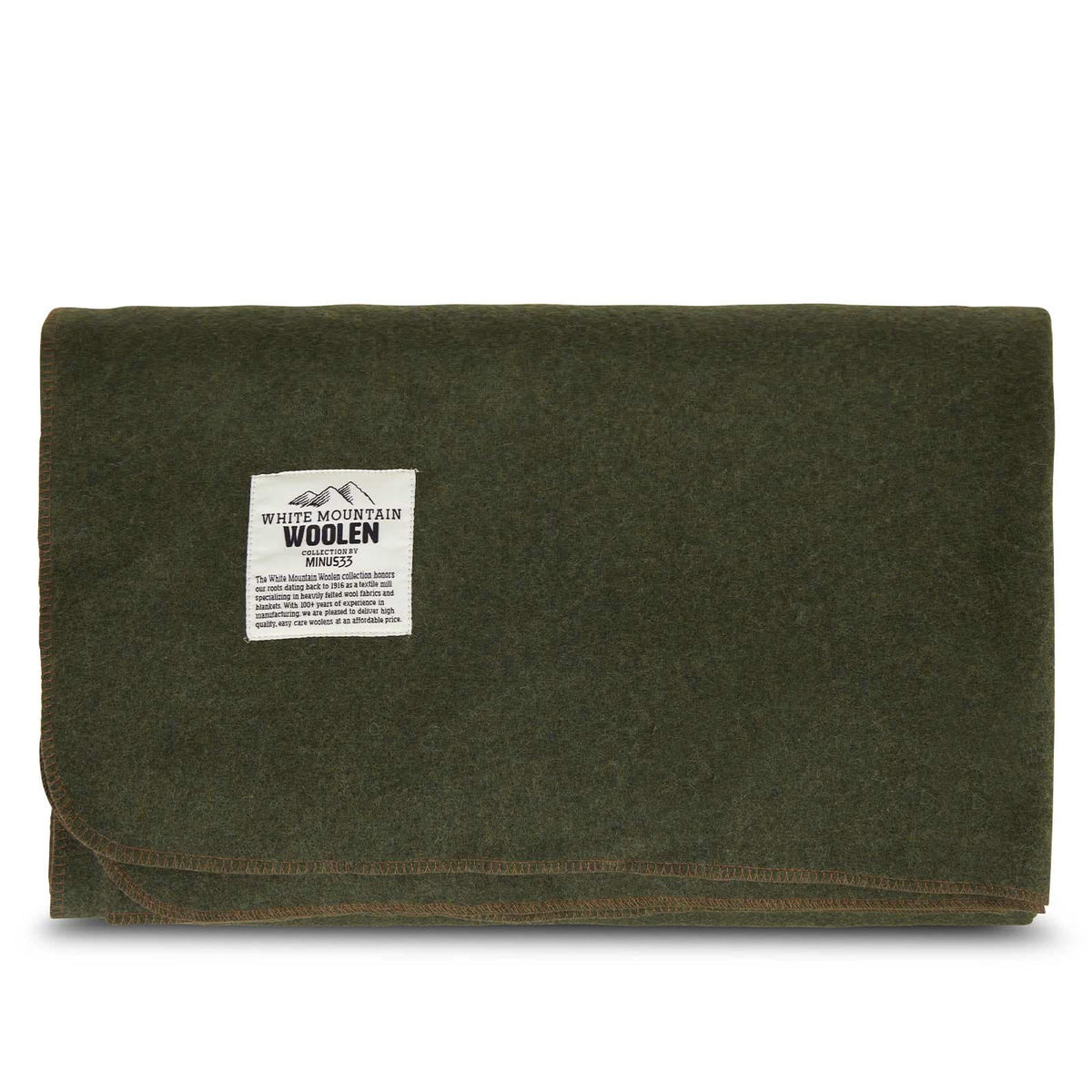 Wool Twin Sized Blanket - White Mountain Woolen