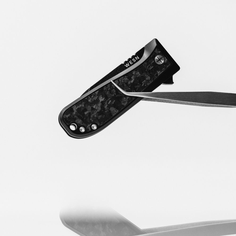 2.8" CPM S35VN, PVD & Titanium - WESN X C+C : THE ALLMAN Knife ( NEW! )