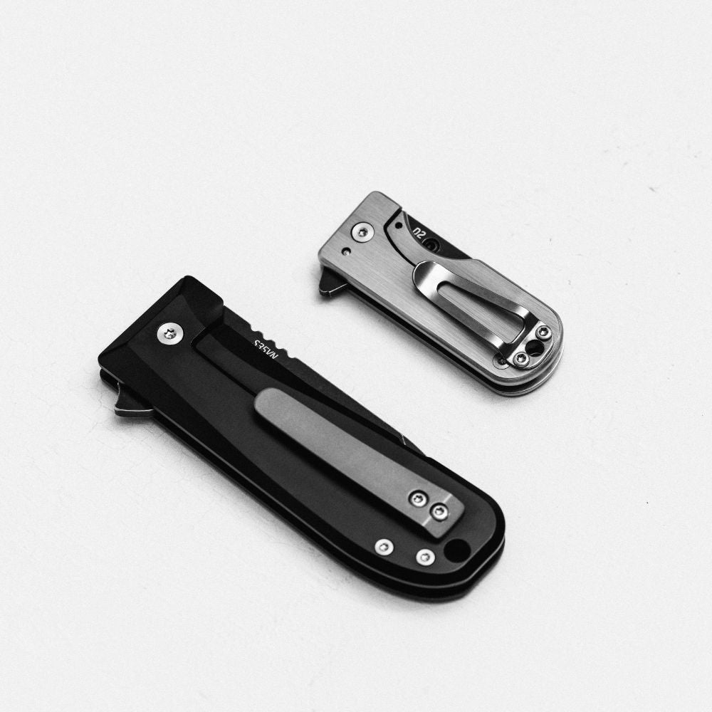 2.8" CPM S35VN, PVD & Titanium - WESN X C+C : THE ALLMAN Knife ( NEW! )