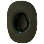 Wool Cowboy Hat with Pinch Crown and Feather by FRYE