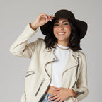 Head West - Women's Floppy With Round Crown And Faux Suede Band