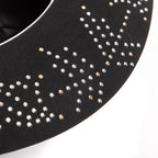 Wilson - Wool Felt Cowboy with Rhinestone Studded Underbrim