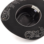 Wilson - Wool Felt Cowboy with Rhinestone Studded Underbrim
