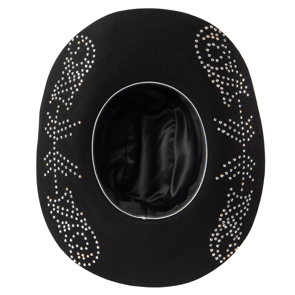 Wilson - Wool Felt Cowboy with Rhinestone Studded Underbrim