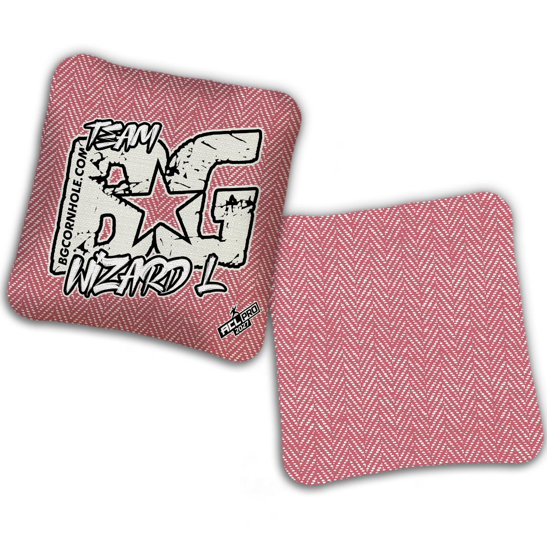 2027 ACL - BG WIZARD-L “ESPN THROWBACK COLORMATCH" - Pro Stamped Cornhole Bags - SET OF 4 BAGS