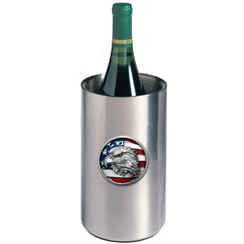 Eagle Head w/ Flag Wine Chiller