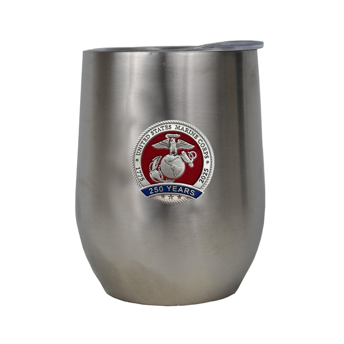 250th Anniversary Marine Corps Wine Tumbler