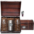 Grizzly Bear Wine Chest Set