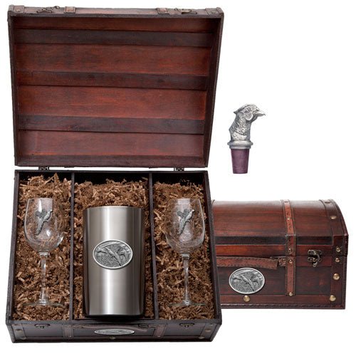 Pheasant Wine Chest Set