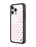 Polka Dot | White and Pink iPhone Case