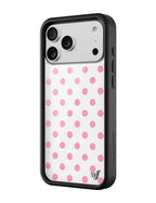 Polka Dot | White and Pink iPhone Case