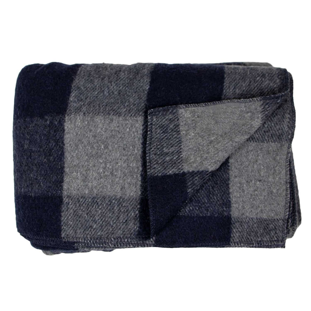 Wool Twin Sized Blanket - White Mountain Woolen