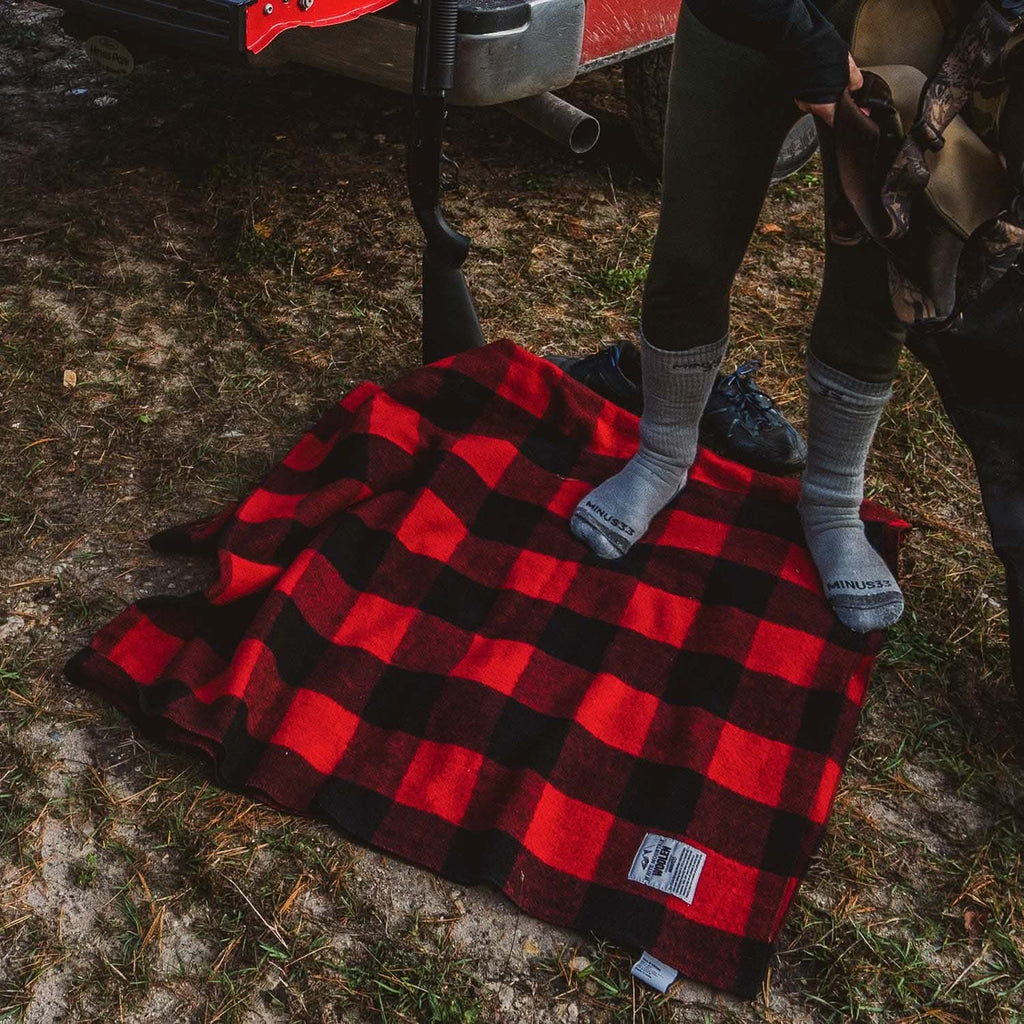 Wool Twin Sized Blanket - White Mountain Woolen