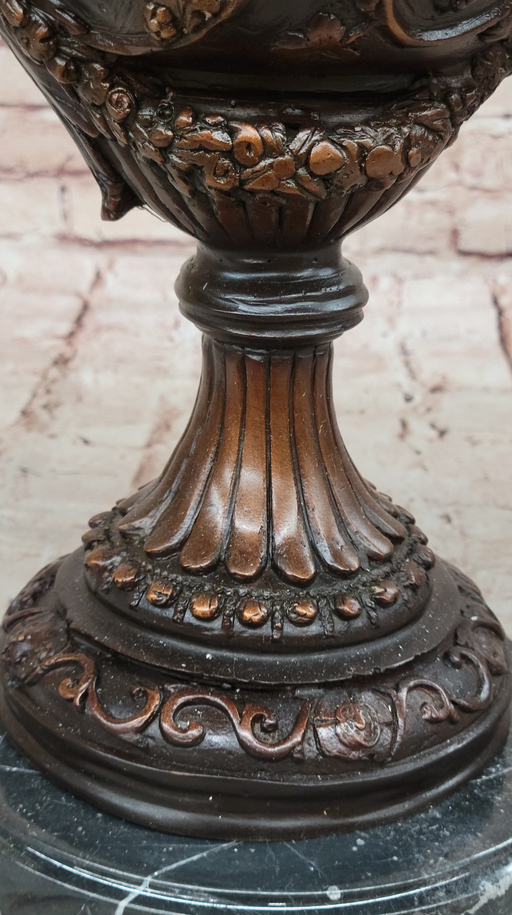 Bronze Dragon Urn Sculpture with Gate Keeper Signed and Number by Falconet Statue