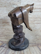 Limited Edition Marius Cougar Female Lion Bronze Sculpture Marble Statue Figurine