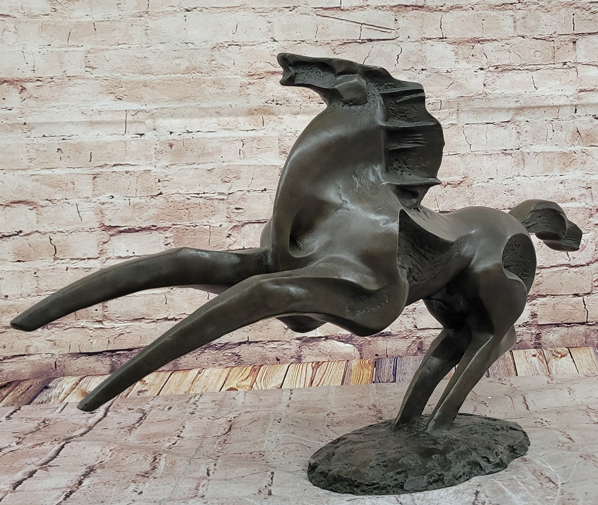 Abstract Bronze Stallion – Modern Equine Sculpture for Contemporary Décor