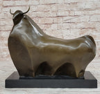 Abstract Bronze Metal Spanish Bull Sculpture Statue Fernando Botero Art