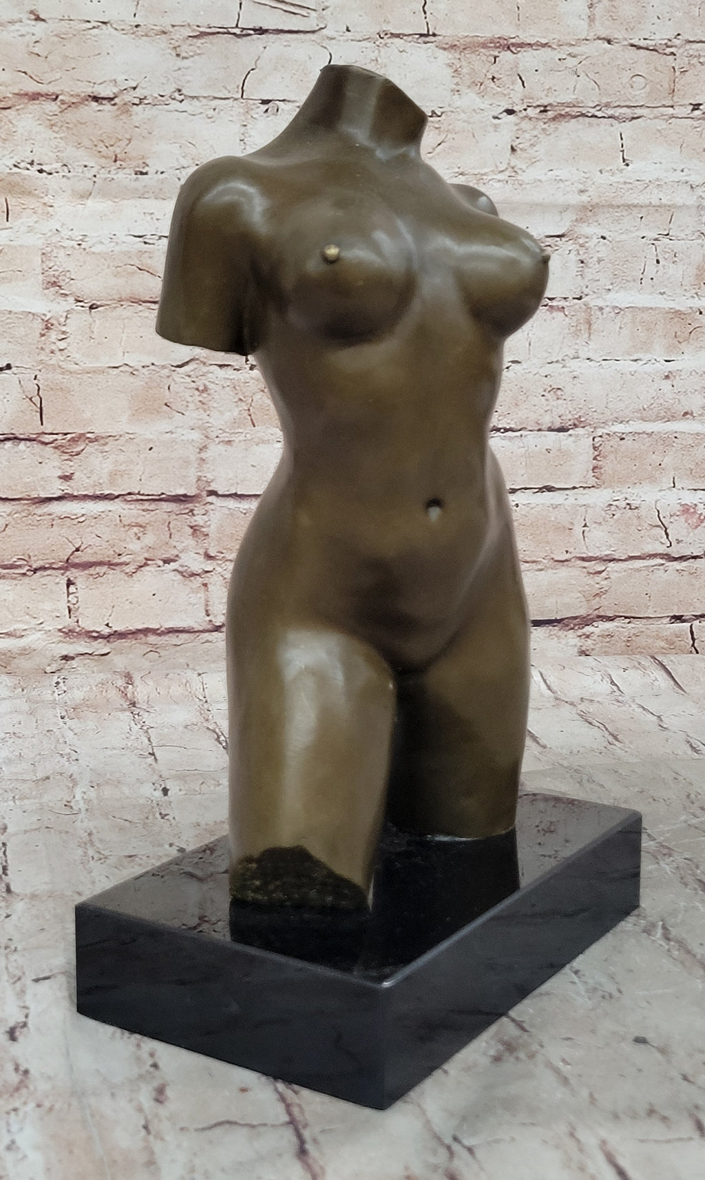 Maillol Nude Female Torso Bronze Sculpture Statue Figure Modern Art Marble Base 13" x 8"