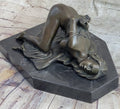 Signed Original Mavchi Wicked Sex Game Bronze Sculpture Marble Statue Figure Erotic Art