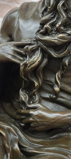 Michelangelo's Moses Bronze Sculpture Seated Biblical Prophet Statue