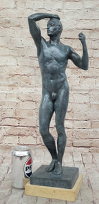 Adam Statue by Auguste Rodin Bronze Replica Classical Sculpture Art