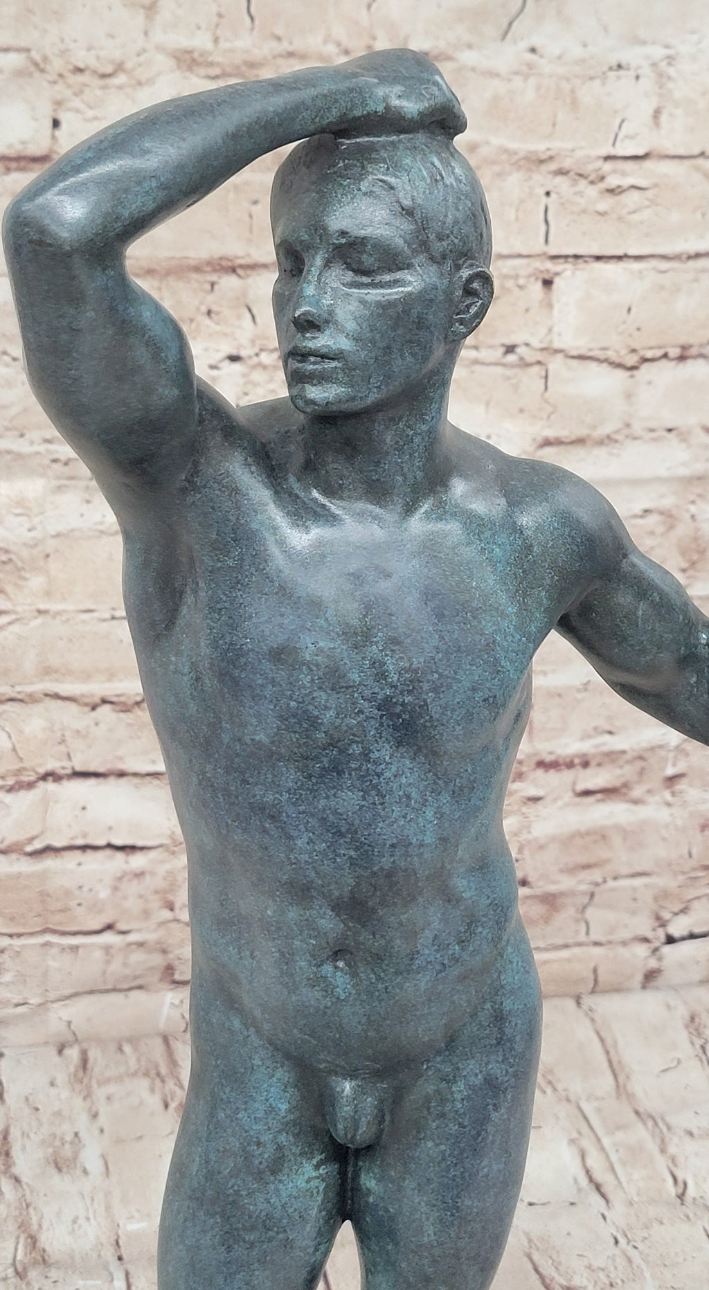 Adam Statue by Auguste Rodin Bronze Replica Classical Sculpture Art