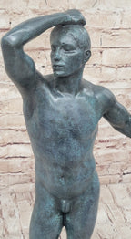 Adam Statue by Auguste Rodin Bronze Replica Classical Sculpture Art