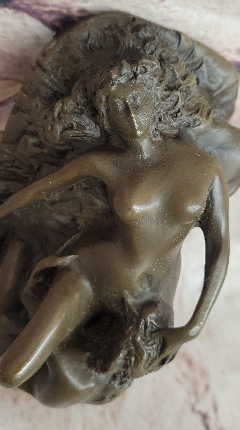 Lambeaux Lesbian Lovers Bronze Sculpture Statue Erotic Art Figurine