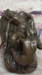 Lambeaux Lesbian Lovers Bronze Sculpture Statue Erotic Art Figurine