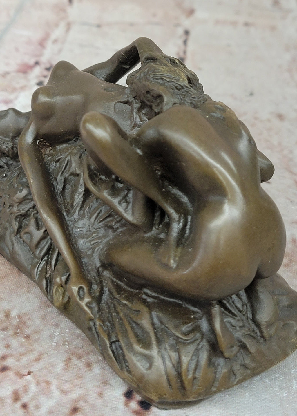 Lambeaux Lesbian Lovers Bronze Sculpture Statue Erotic Art Figurine