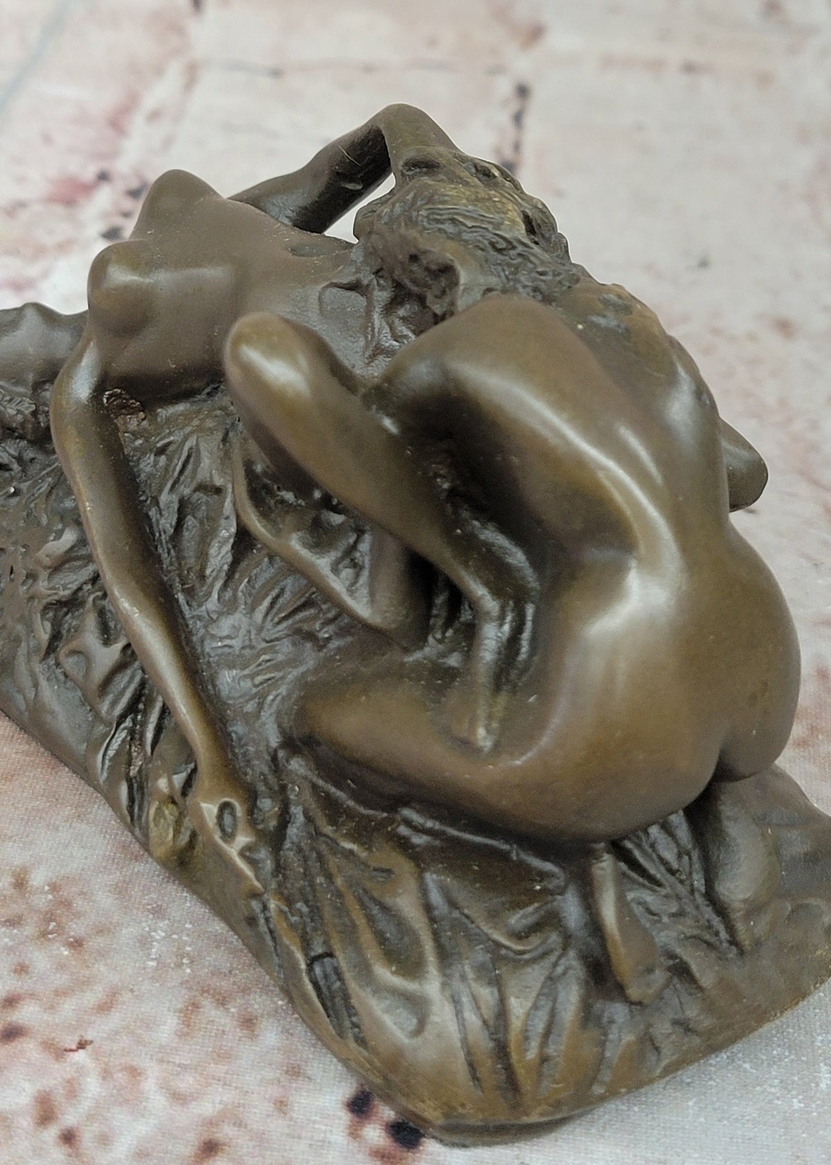 Lambeaux Lesbian Lovers Bronze Sculpture Statue Erotic Art Figurine