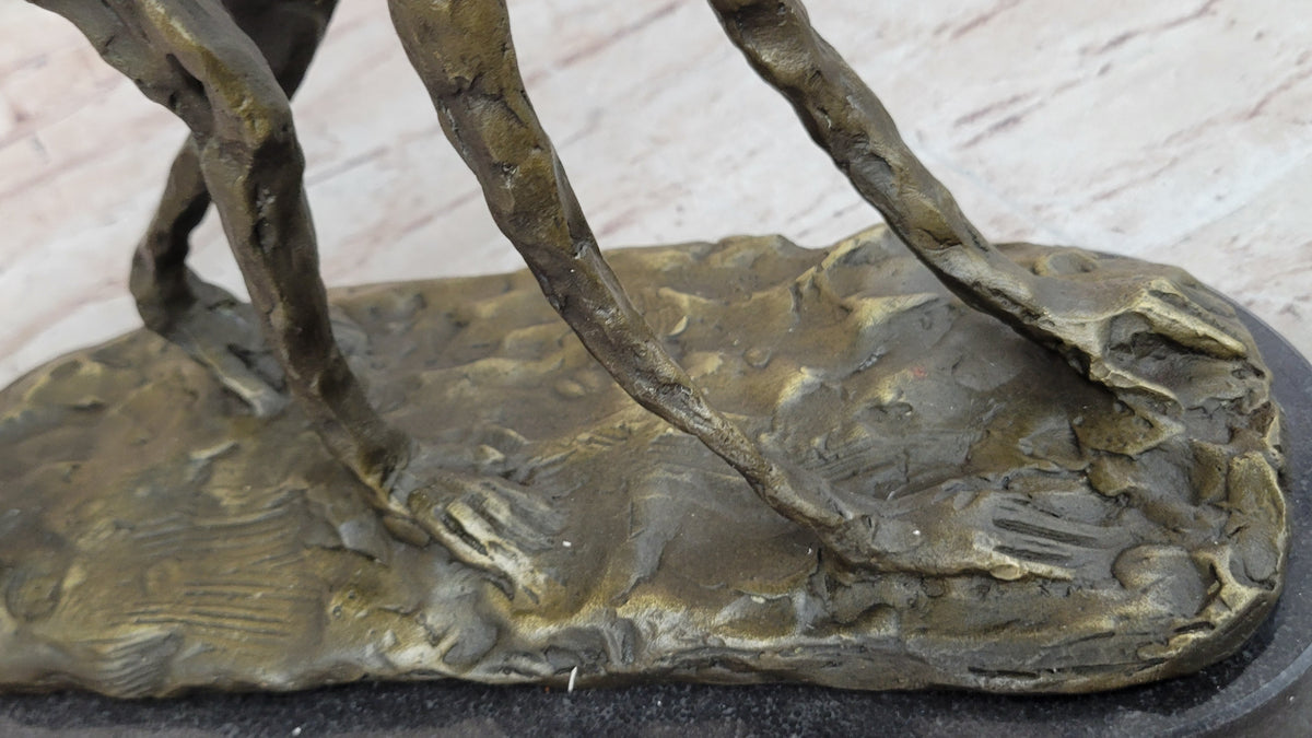 Abstract Modern Art Artwork Ape Monkey Animal Bronze Sculpture Marble Decor Sale