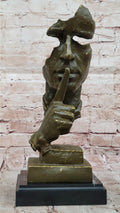 Abstract "Silence" Bronze Sculpture – Dali Modern Art Decor
