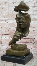 Abstract "Silence" Bronze Sculpture – Dali Modern Art Decor