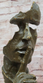 Abstract "Silence" Bronze Sculpture – Dali Modern Art Decor