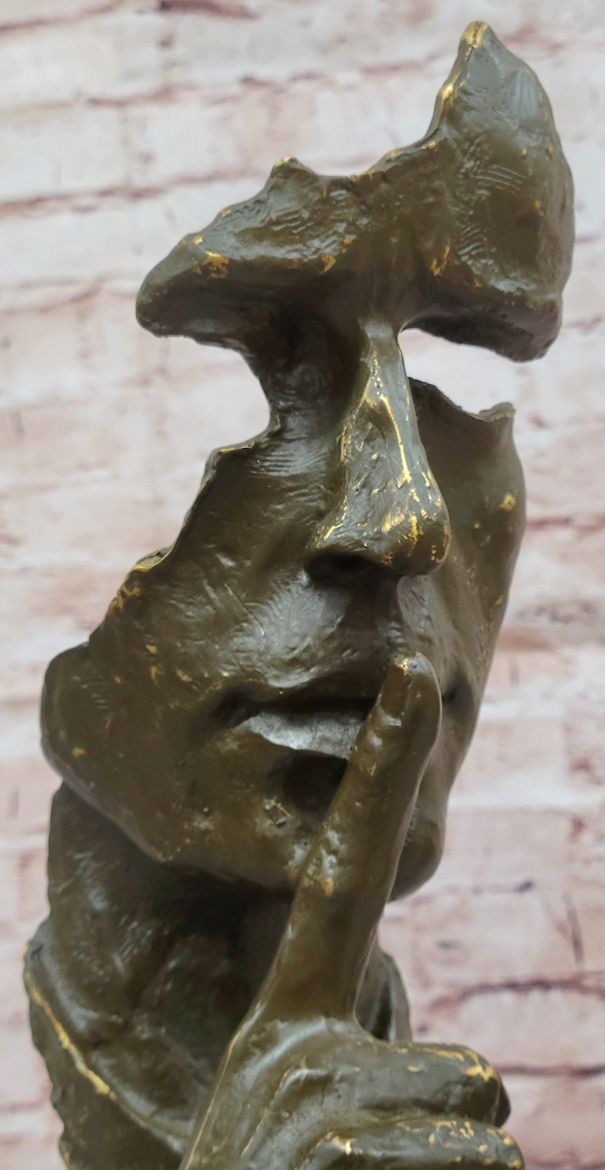 Abstract "Silence" Bronze Sculpture – Dali Modern Art Decor