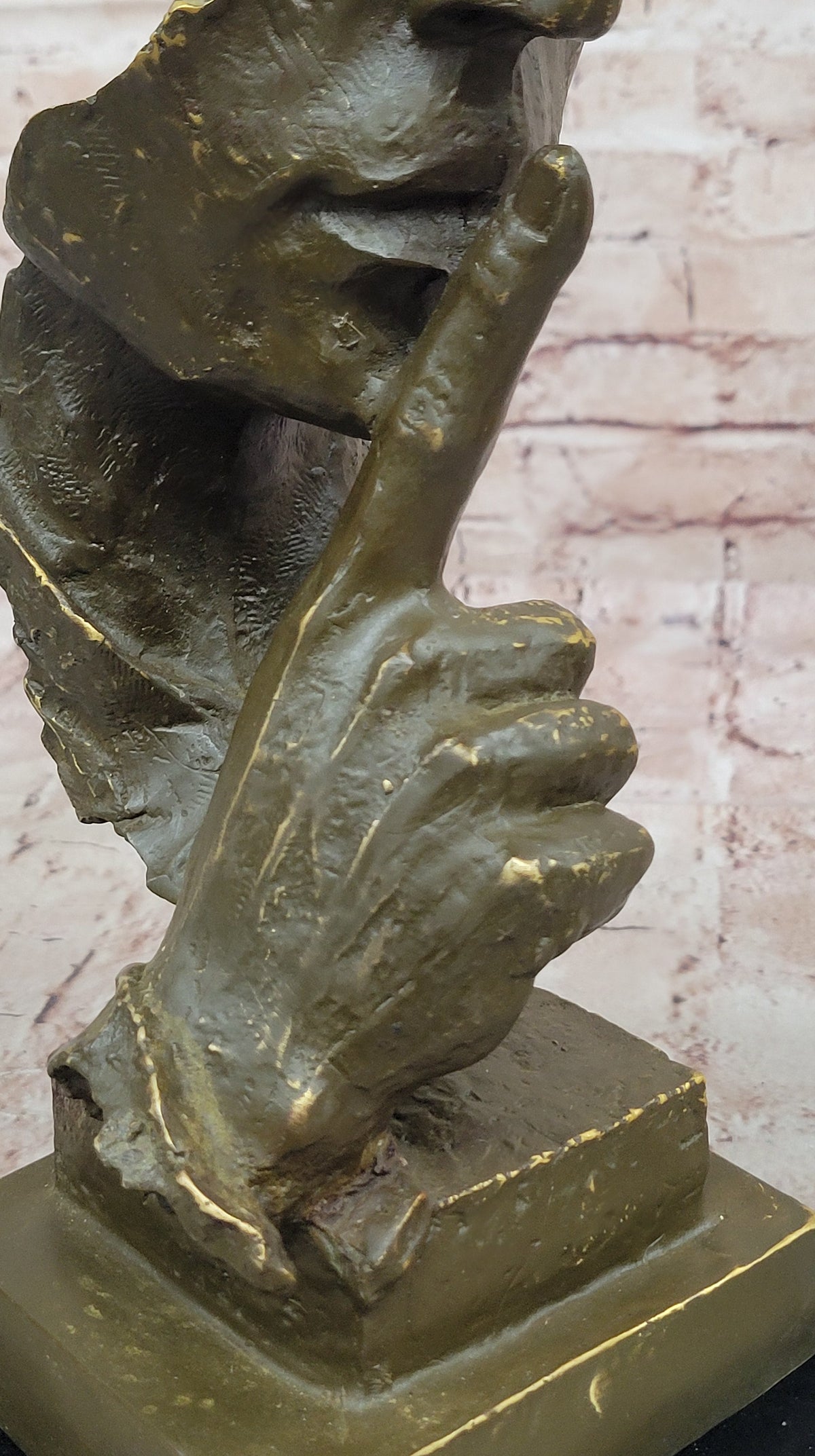 Abstract "Silence" Bronze Sculpture – Dali Modern Art Decor